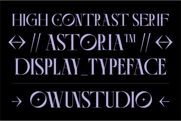 AO Astoria: A Serif Font That Elevates Your Handmade Creations