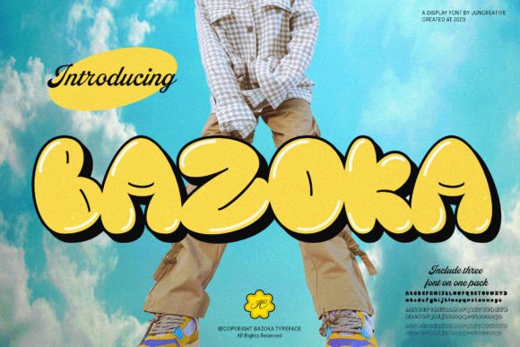 Bazoka: A Bold Display Font for Web Design