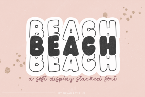 Beach Stacked Retro Soft: A Font That Makes Your Creations Shine