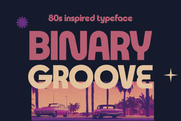 Binary Groove: A Bold Font for Editorial Design