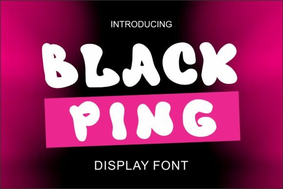 Black Ping: A Versatile Display Font for Dynamic Campaigns