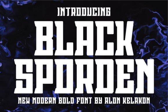 Black Sporden: A Font That Speaks Volume for Your Brand