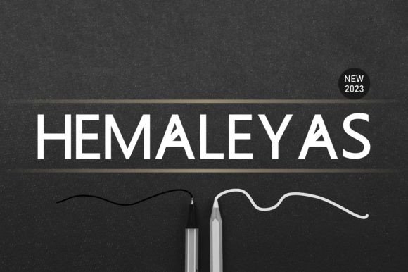 Choosing the Right Font for a Creative Portfolio: Hemaleyas in Action