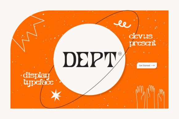 Dept: A Bold Display Font for Impactful Digital Design