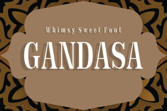 Gandasa: A Display Font That Elevates Digital Branding