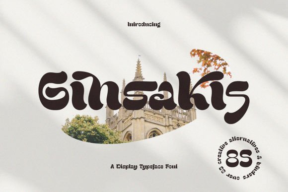 Ginsakis: A Font That Elevates Branding for Real Businesses