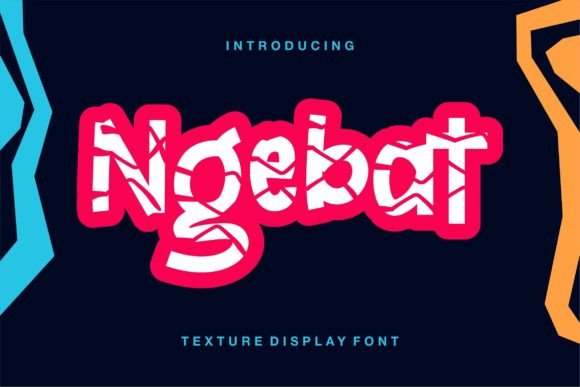 Ngebat: A Modern Display Font for Bold Digital Design