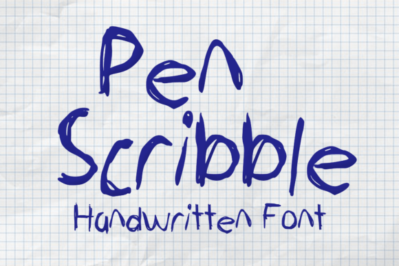 Pen Scribble: A Font That Brings Handwritten Charm to Editorial Design
