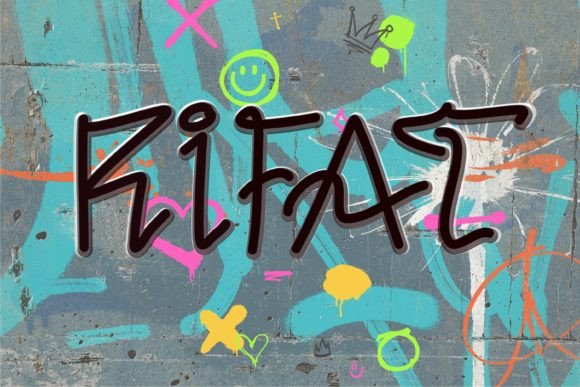 Rifat: A Graffiti-Inspired Display Font for Digital Design