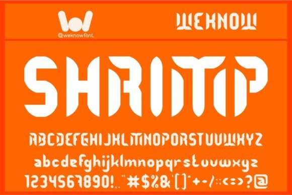 Shrimp: A Font for Editorial Elegance