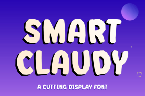 Smart Claudy: A Playful Font for Digital Branding