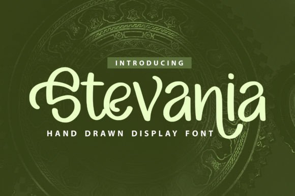 Stevania: A Script Font That Brings Personality to Your Brand