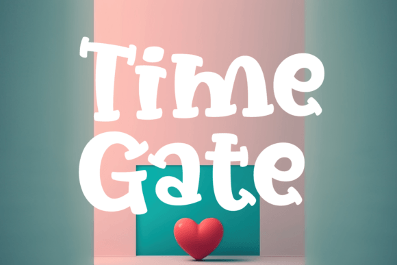 Time Gate: A Font That Captures Attention