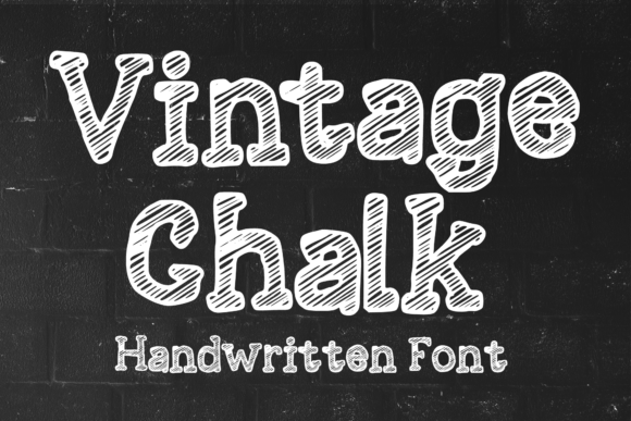 Vintage Chalk: A Timeless Display Font for Modern Marketing