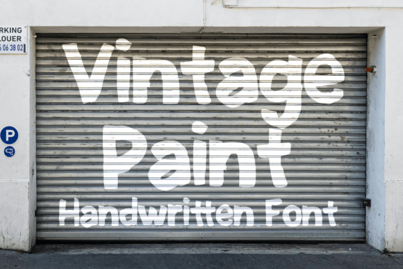 Vintage Paint: A Display Font for Bold Web Design