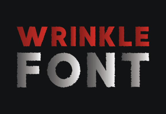 Wrinkle: A Display Font for Bold Digital Expression